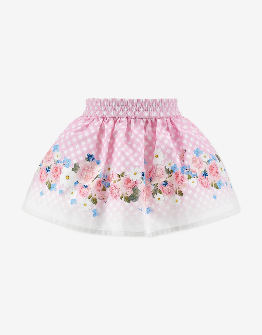 Baby Girls Floral Skirt in Pink, 5 of 4