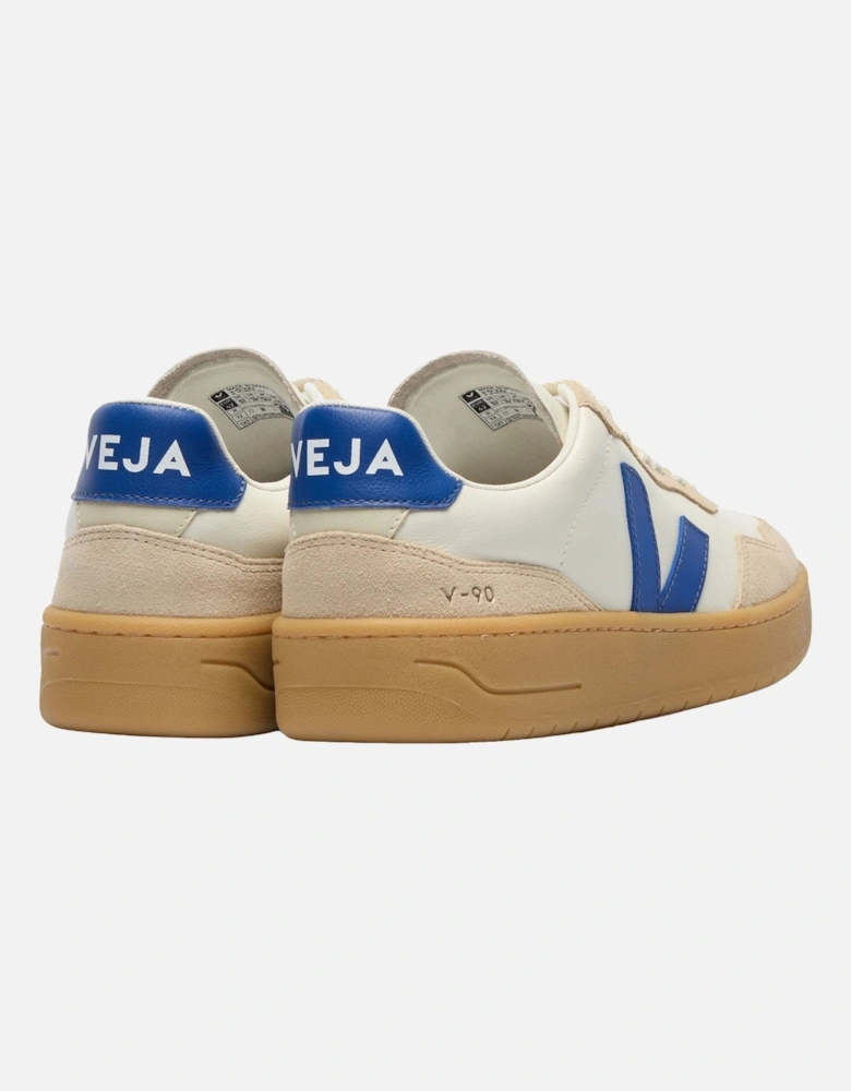 V-90 O.T. LEATHER TRAINER PURE ATLANTIQUE/ALMOND/NATURAL