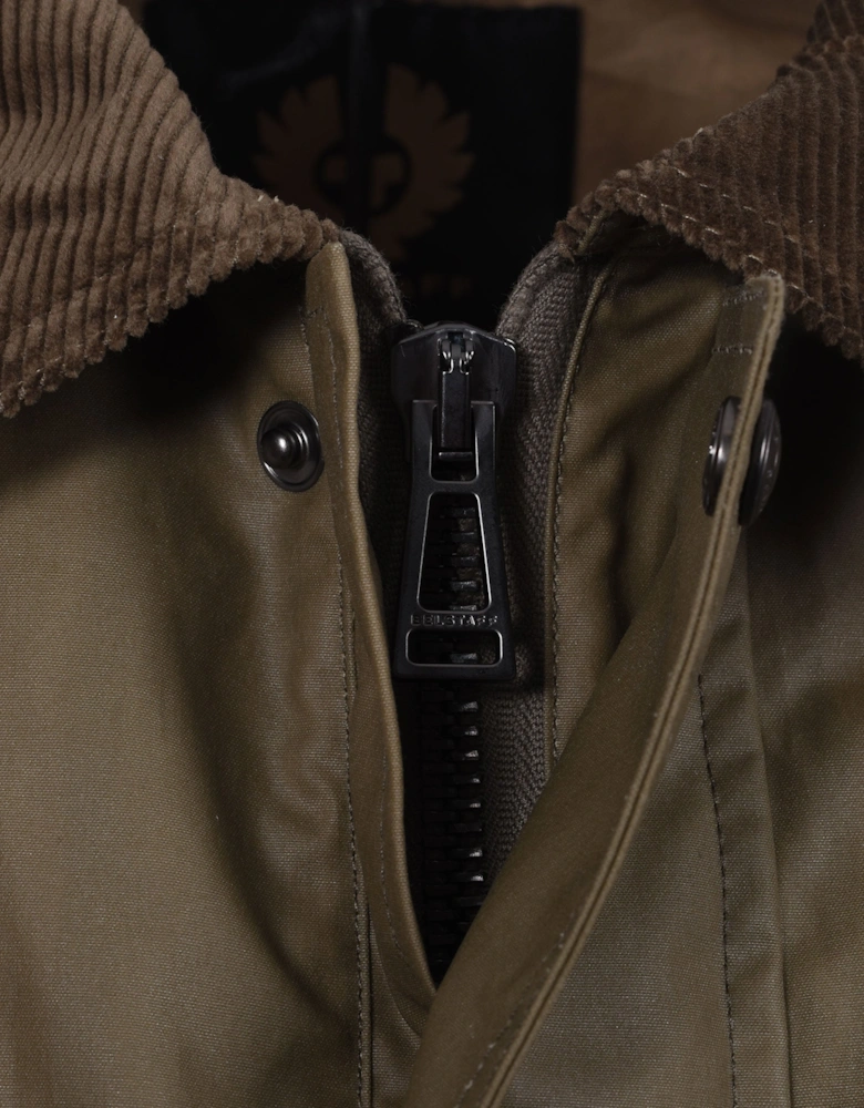 INCLINE WAX JACKET FATIGUE GREEN