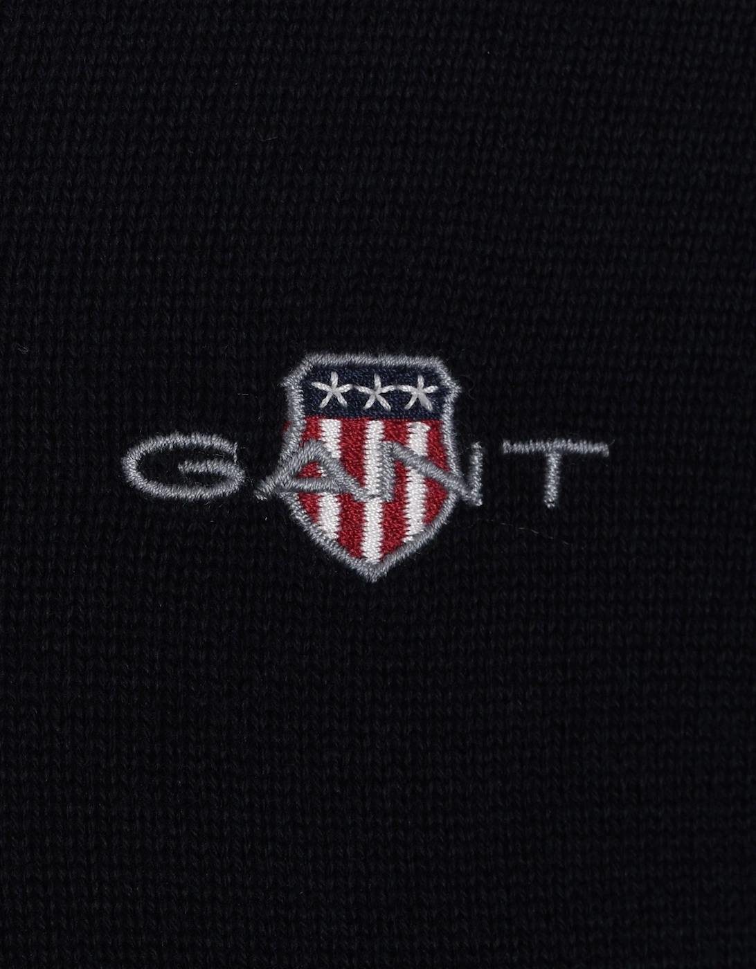 CLASSIC COTTON HALF ZIP EVENING BLUE