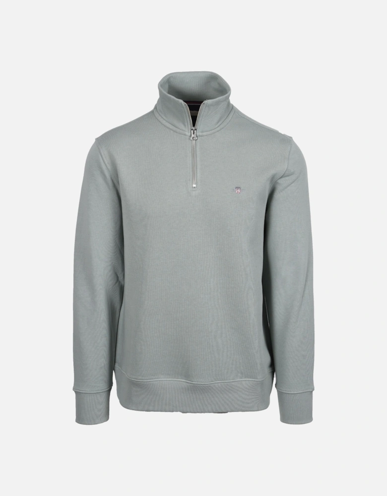 REG SHIELD HALF ZIP SWEAT CERAMIC GREY