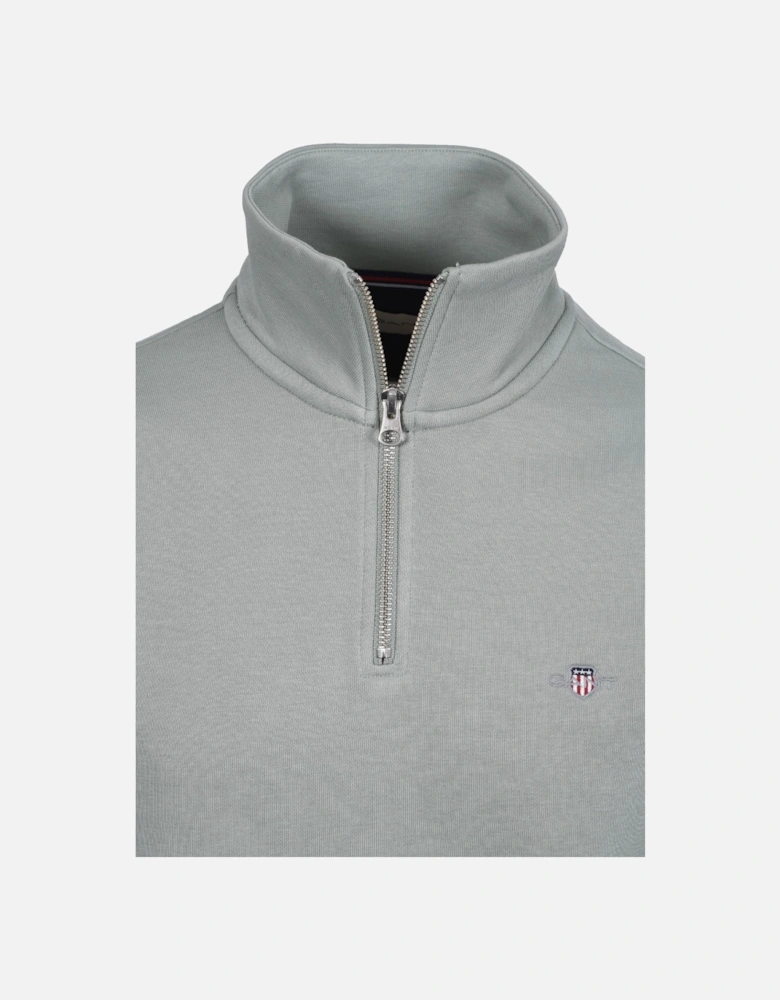REG SHIELD HALF ZIP SWEAT CERAMIC GREY