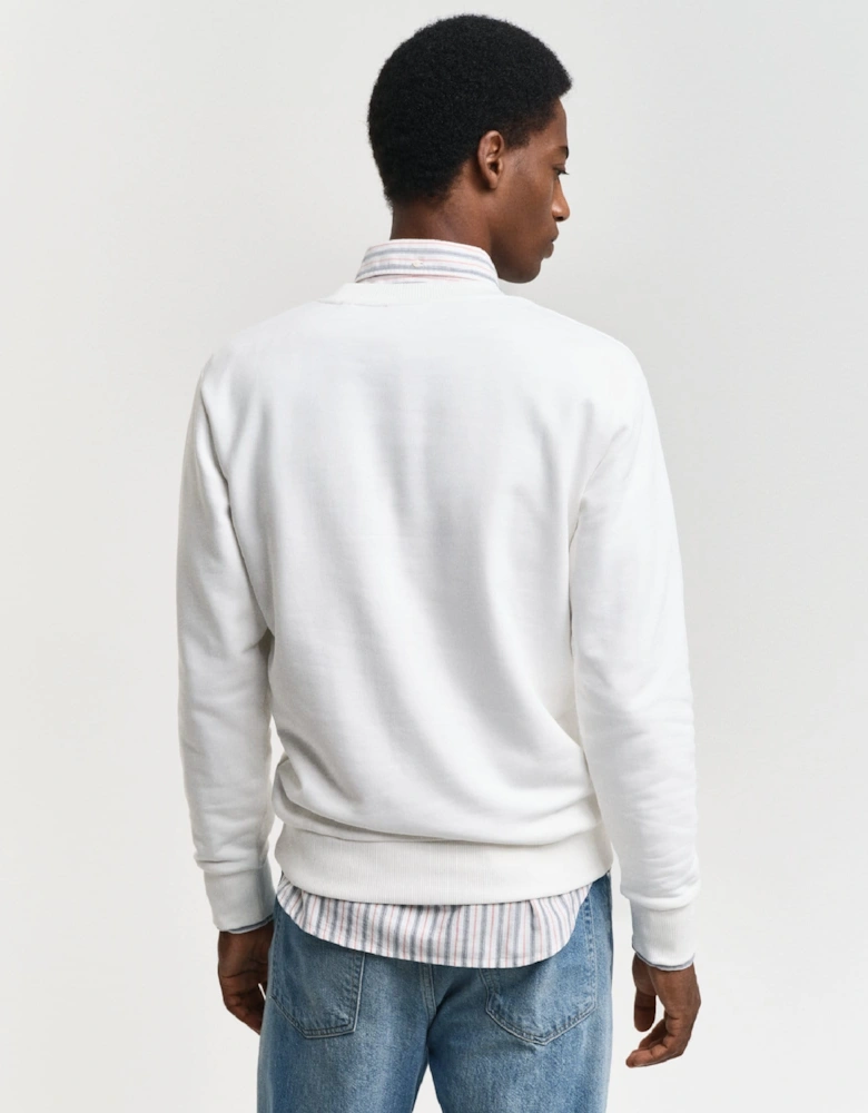 Tonal Shield Crewneck Sweatshirt