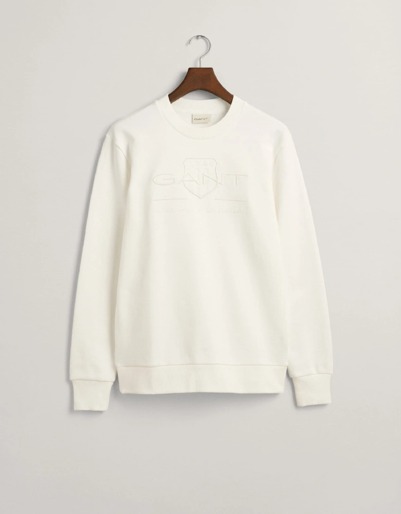 Tonal Shield Crewneck Sweatshirt