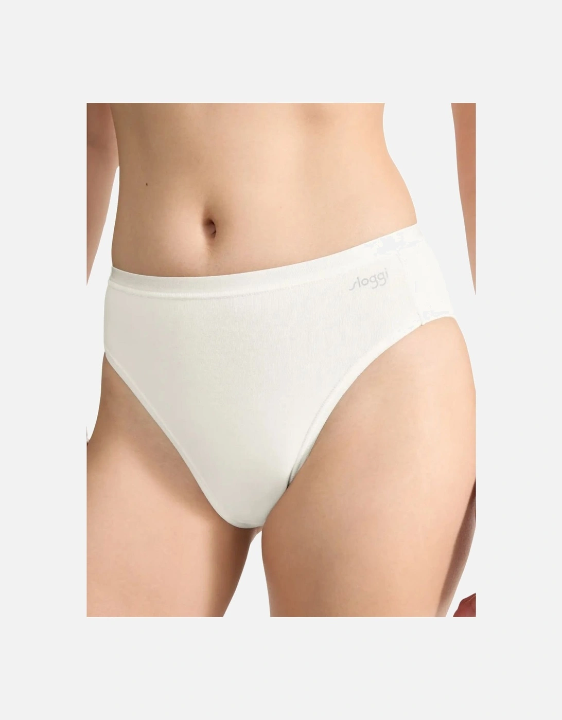 Go Daily Cotton 3-Pack Tai Briefs, Silk White