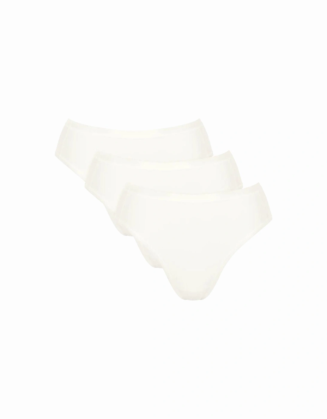 Go Daily Cotton 3-Pack Tai Briefs, Silk White, 7 of 6