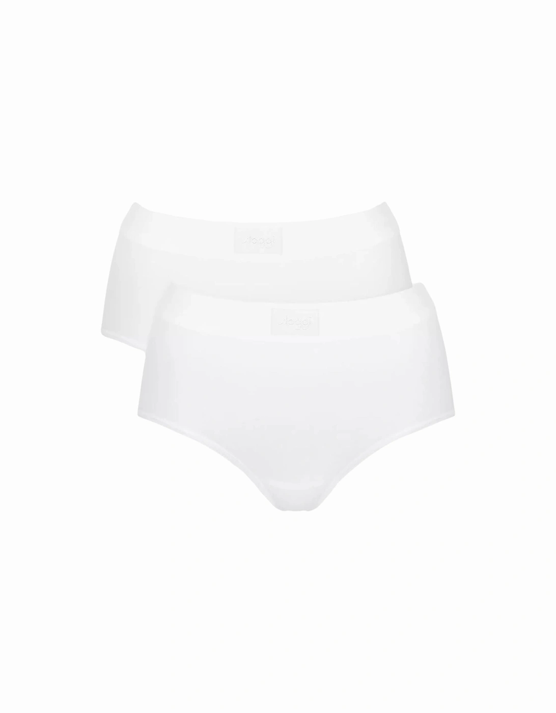 Double Comfort 2-Pack Maxi Briefs, White, 8 of 7