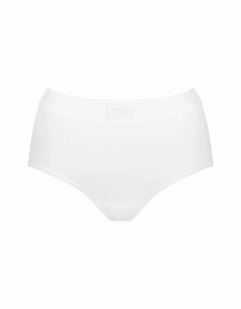Double Comfort 2-Pack Maxi Briefs, White