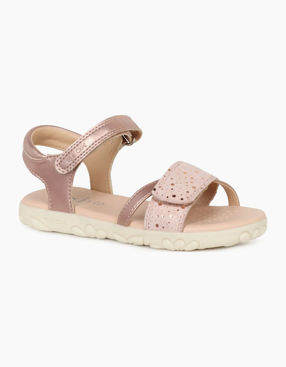Geox Girls Pink 'S Junior Haiti Sandals  1.5 (Older)/F (Standard) Junior 1.5/34 Kids