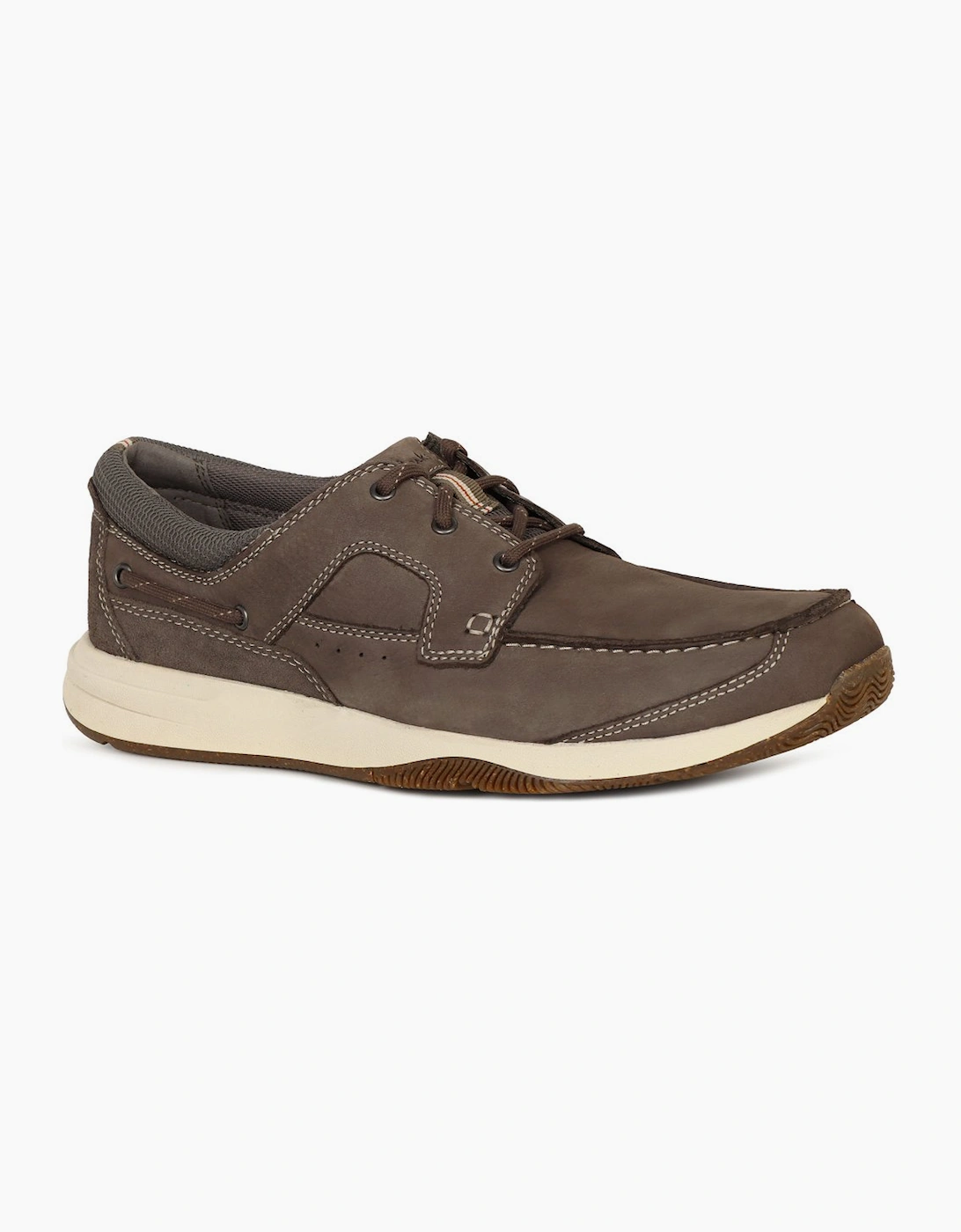 Clarks Men's Brown Sailview Lace Shoes - Size 7.5
