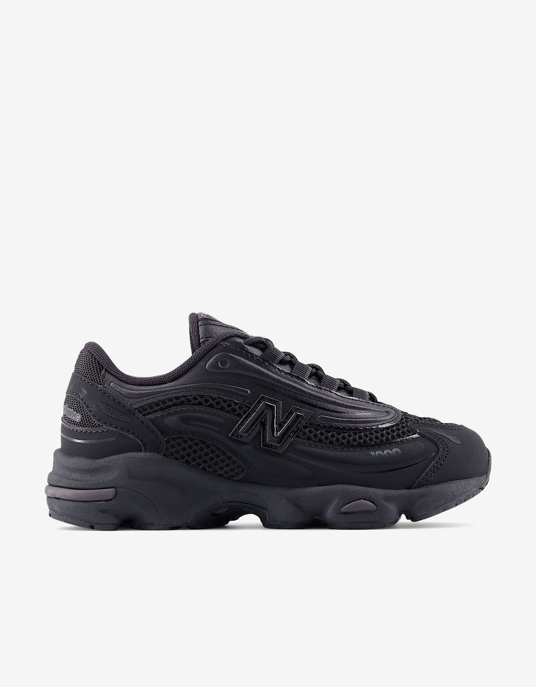 New Balance Girls Black 'S 1000 Trainers In - Size: Eu 37 Uk 4 - Us 4.5 Kids