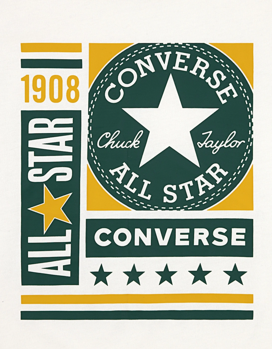 Boys CTP Block Logo T-Shirt in Ivory