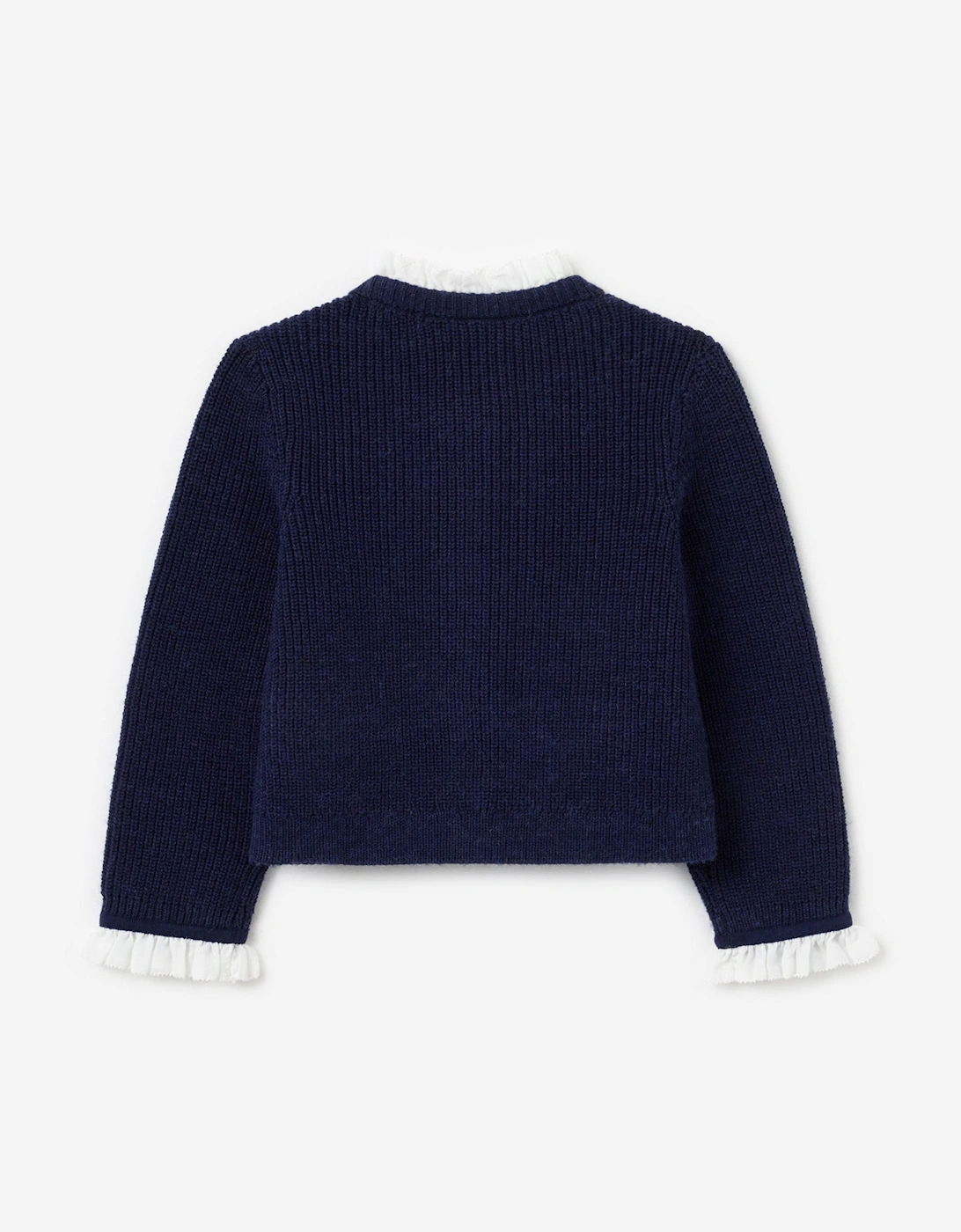 Girls Embellished Cardigan in Navy