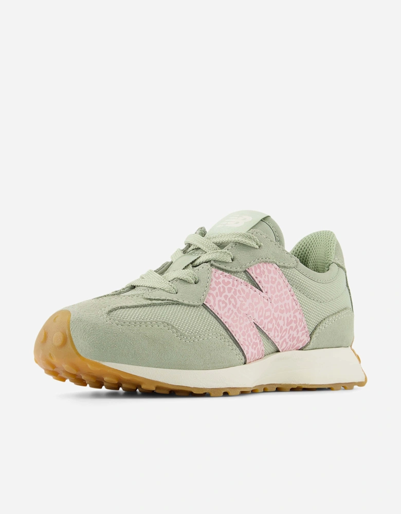 Girls 327 Trainers in Green