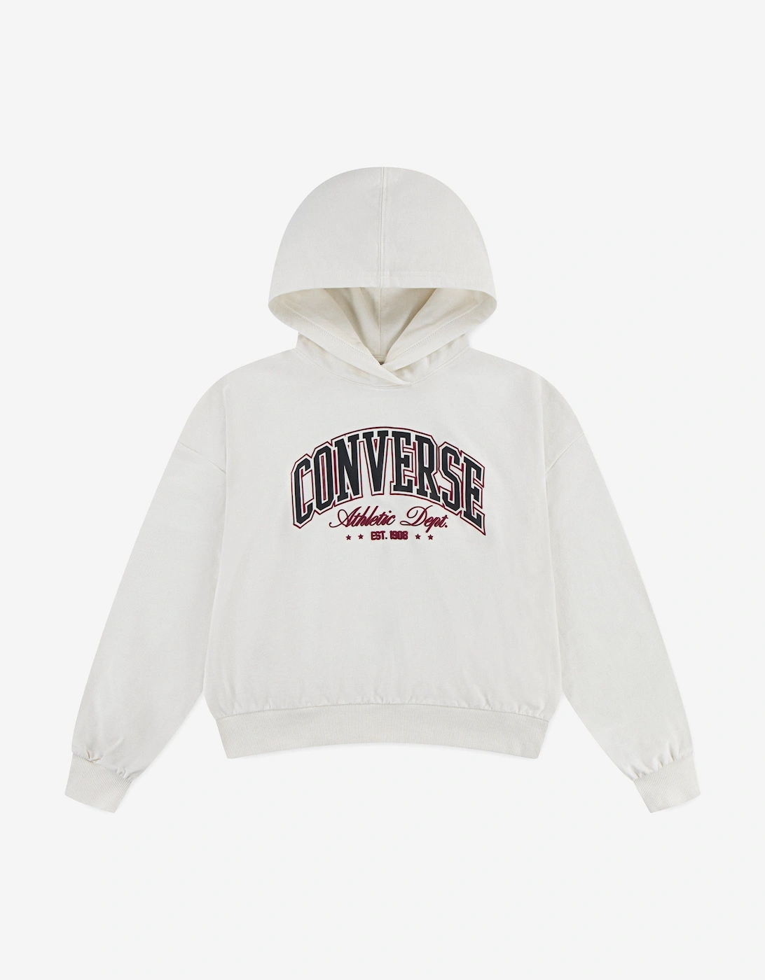 Girls Relaxed Graphic Hoodie in Ivory, 5 of 4