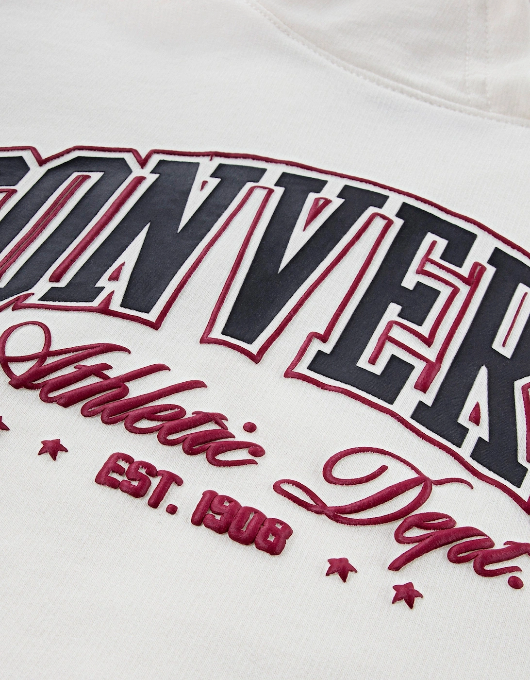 Girls Relaxed Graphic Hoodie in Ivory