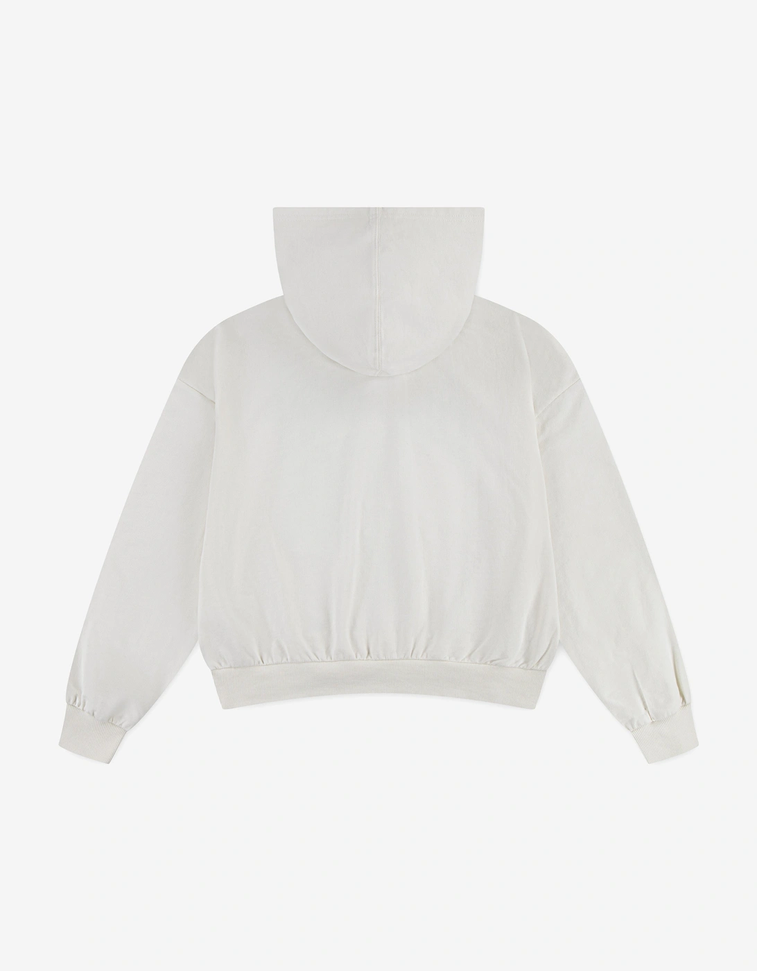 Girls Relaxed Graphic Hoodie in Ivory