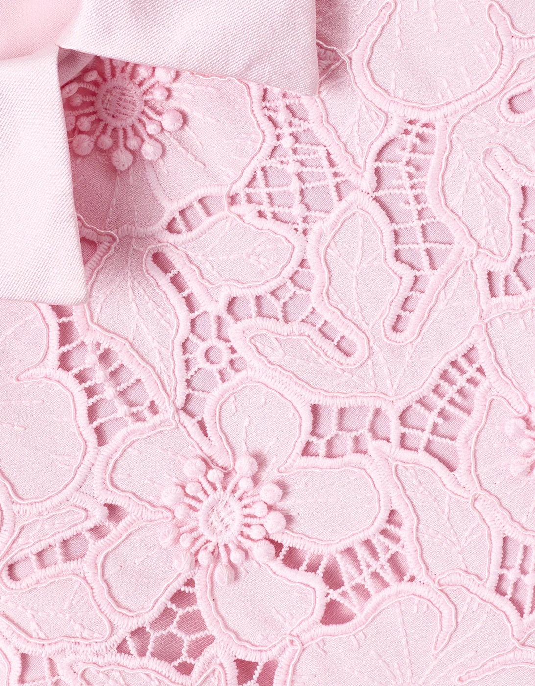 Girls Lace Flower Dress in Pink