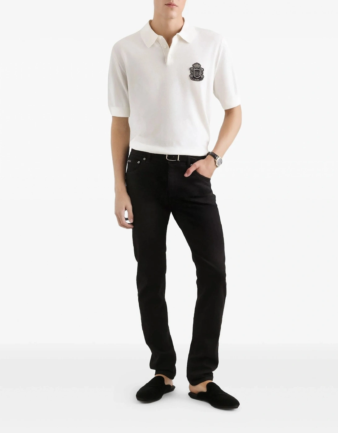 STRETCH PLAQUE JEANS