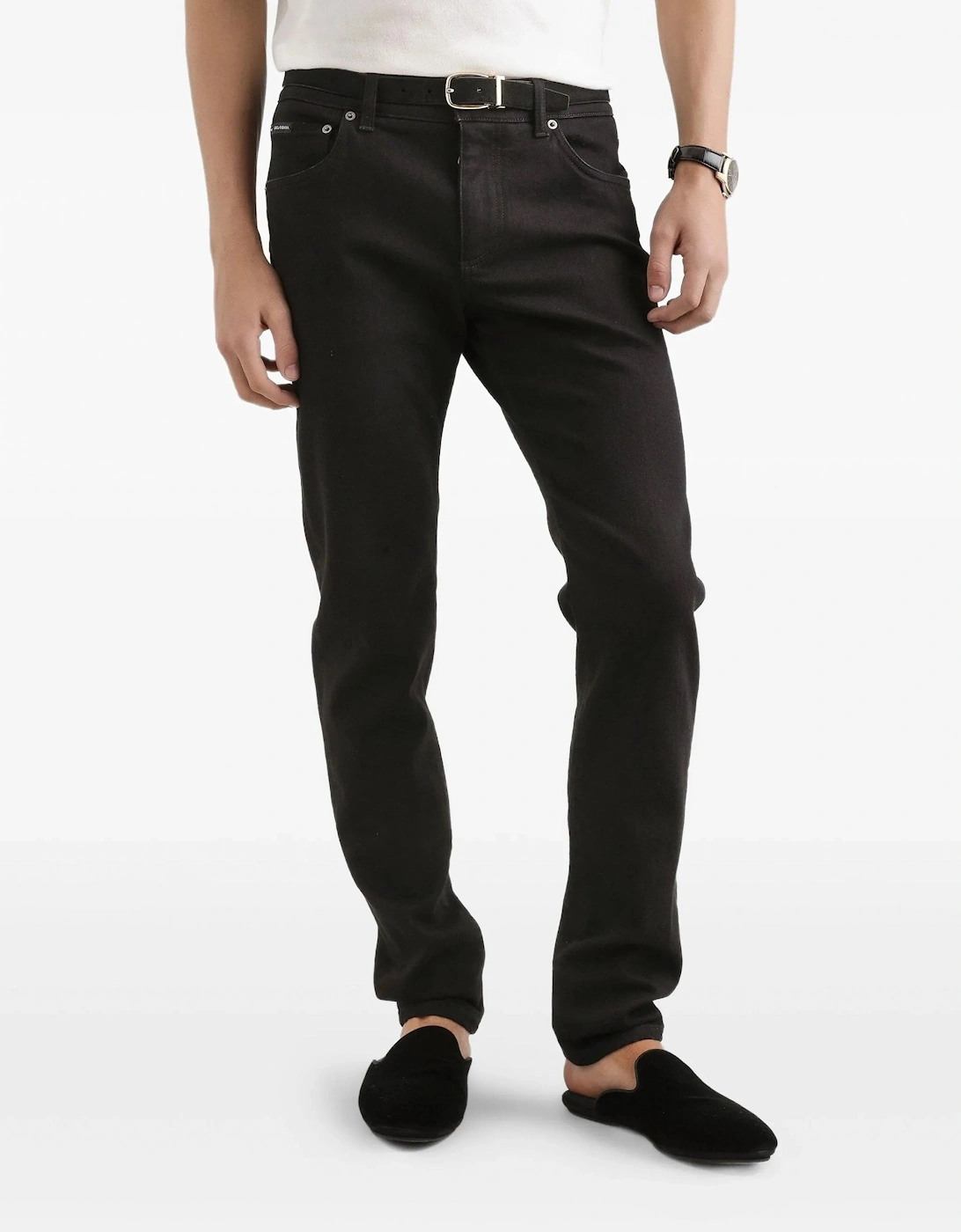 STRETCH PLAQUE JEANS