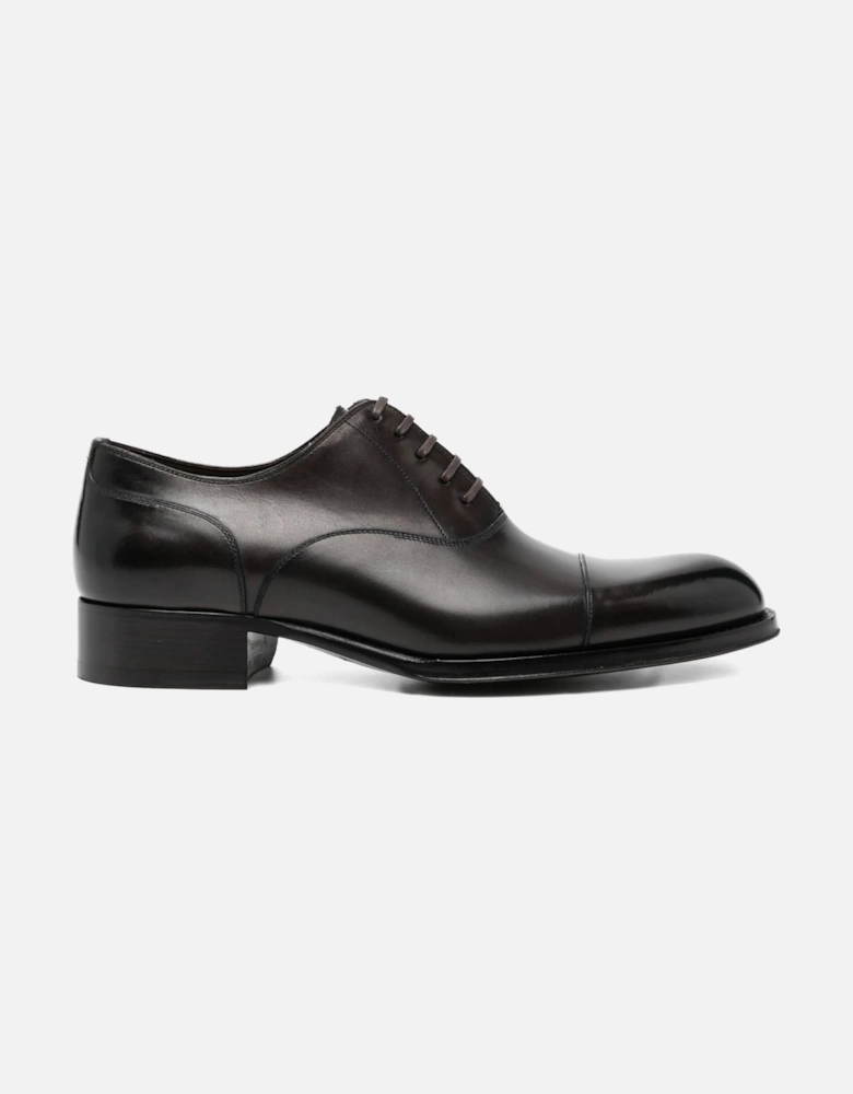 CLAYDON LACE UP SHOE DARK BROWN