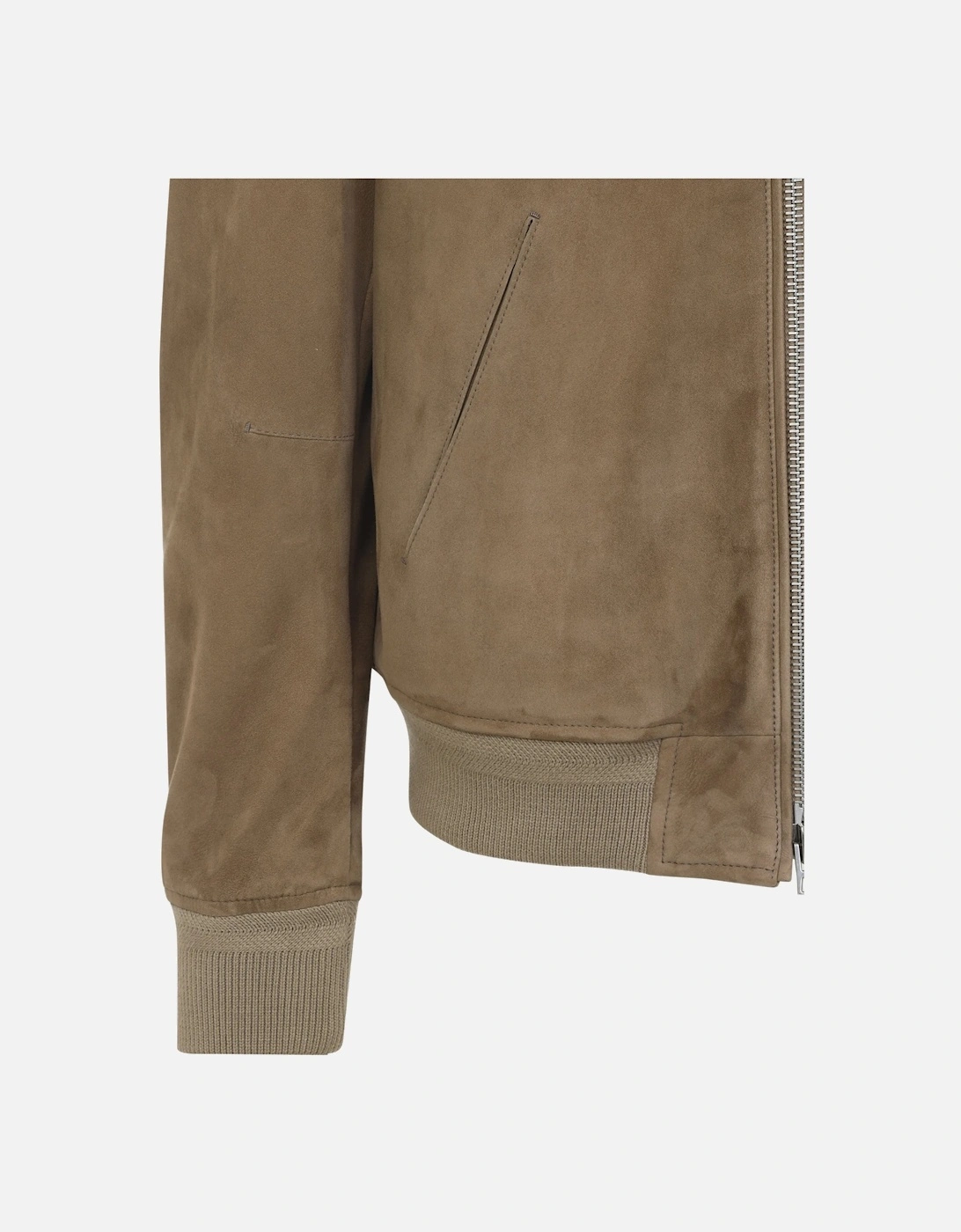 LIGHT SUEDE BOMBER