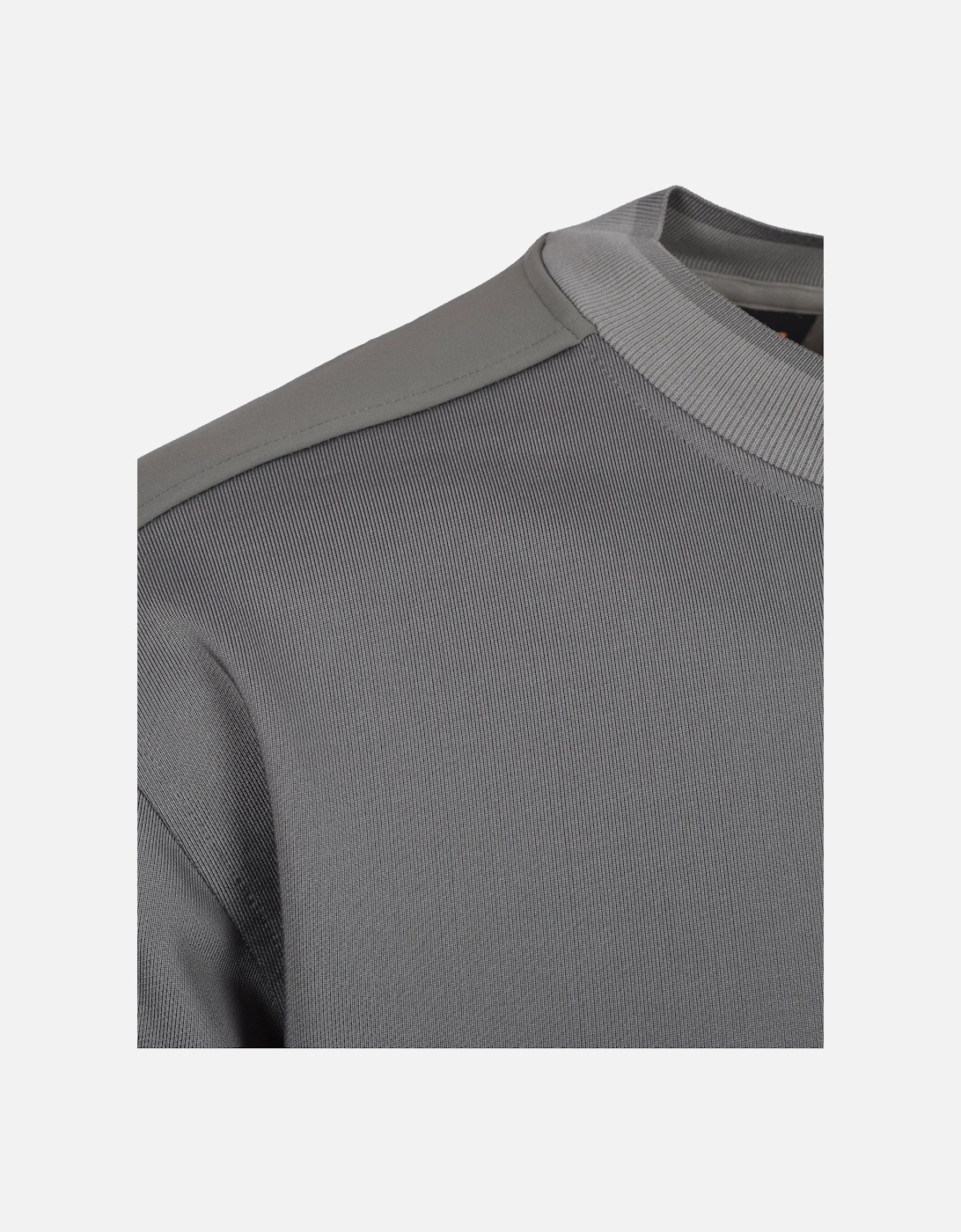 Boss Orange FUNCTIONAL SWEATSHIRT OPEN GREY