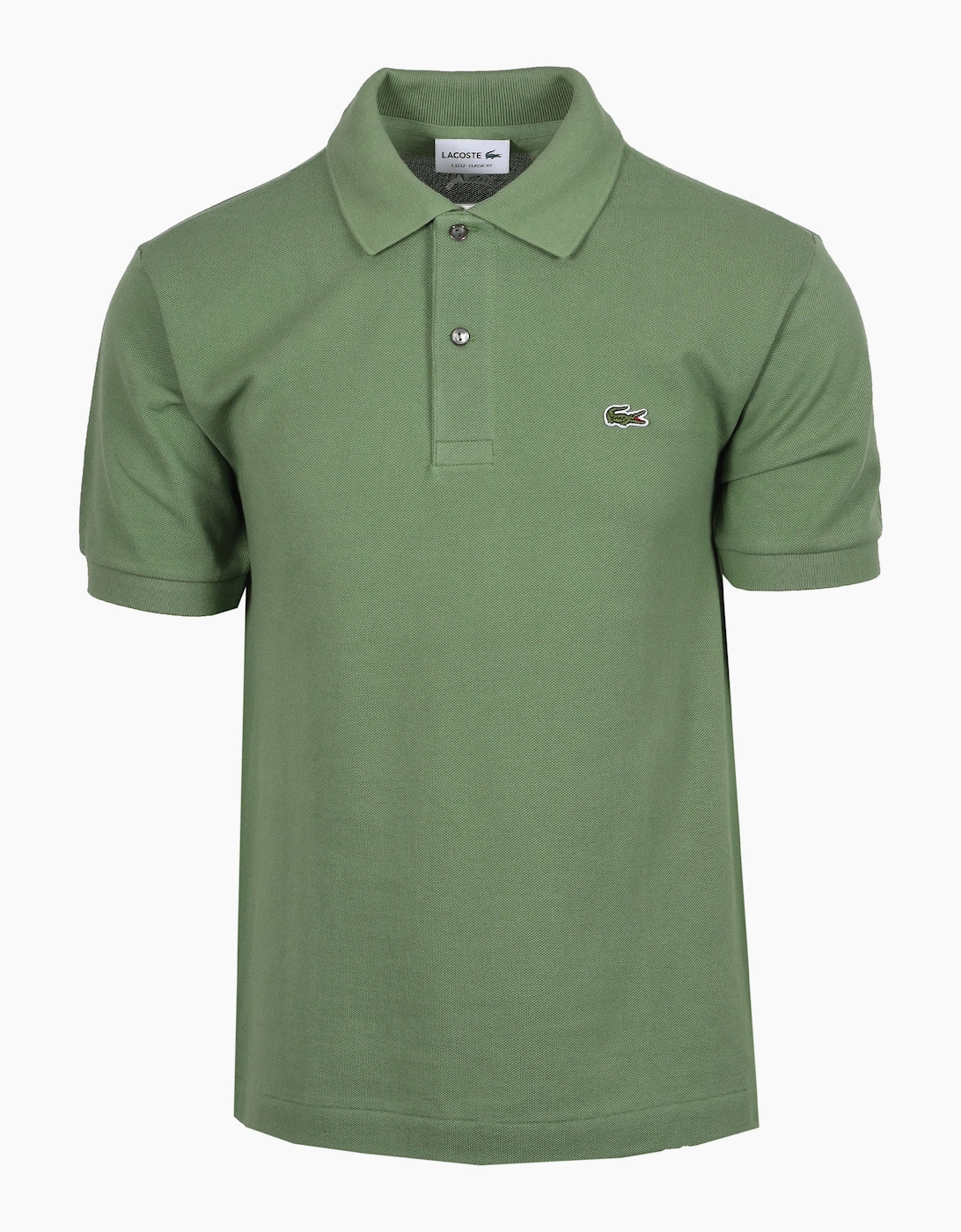 Lacoste Men's Green L.12.12 Pique Cotton Polo Shirt Light  44 Size 7 2XL