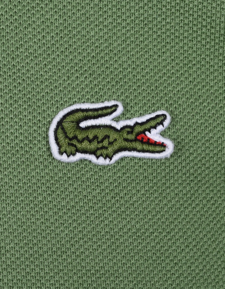 L.12.12 Pique Cotton Polo Shirt LIGHT GREEN