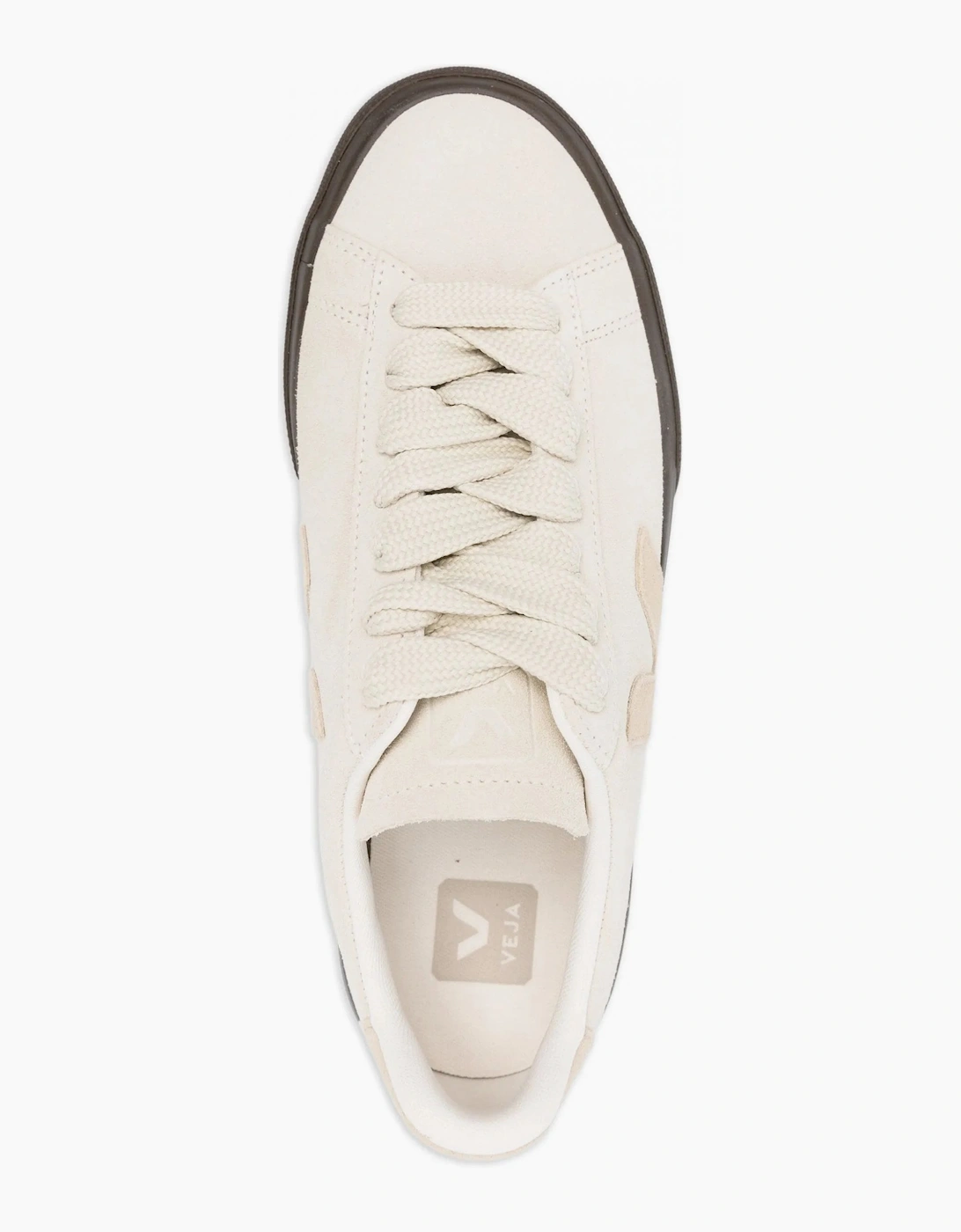 Womens Campo Bold Suede Sneakers Beige