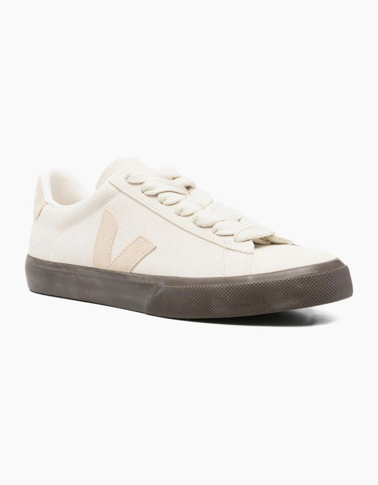 Womens Campo Bold Suede Sneakers Beige