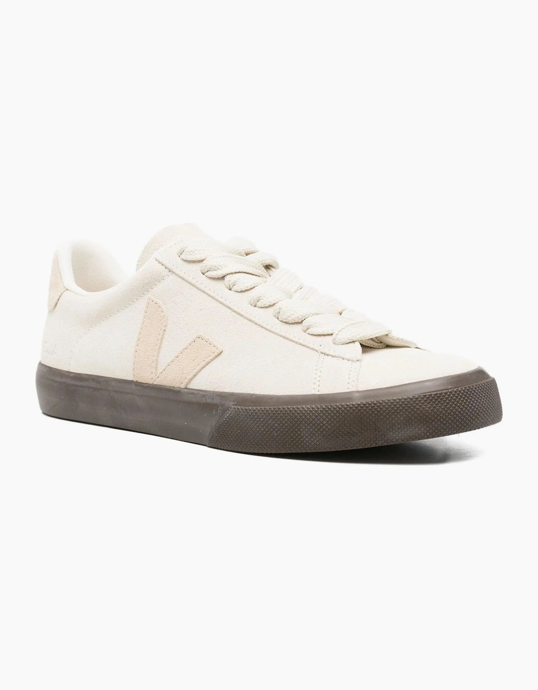 Womens Campo Bold Suede Sneakers Beige