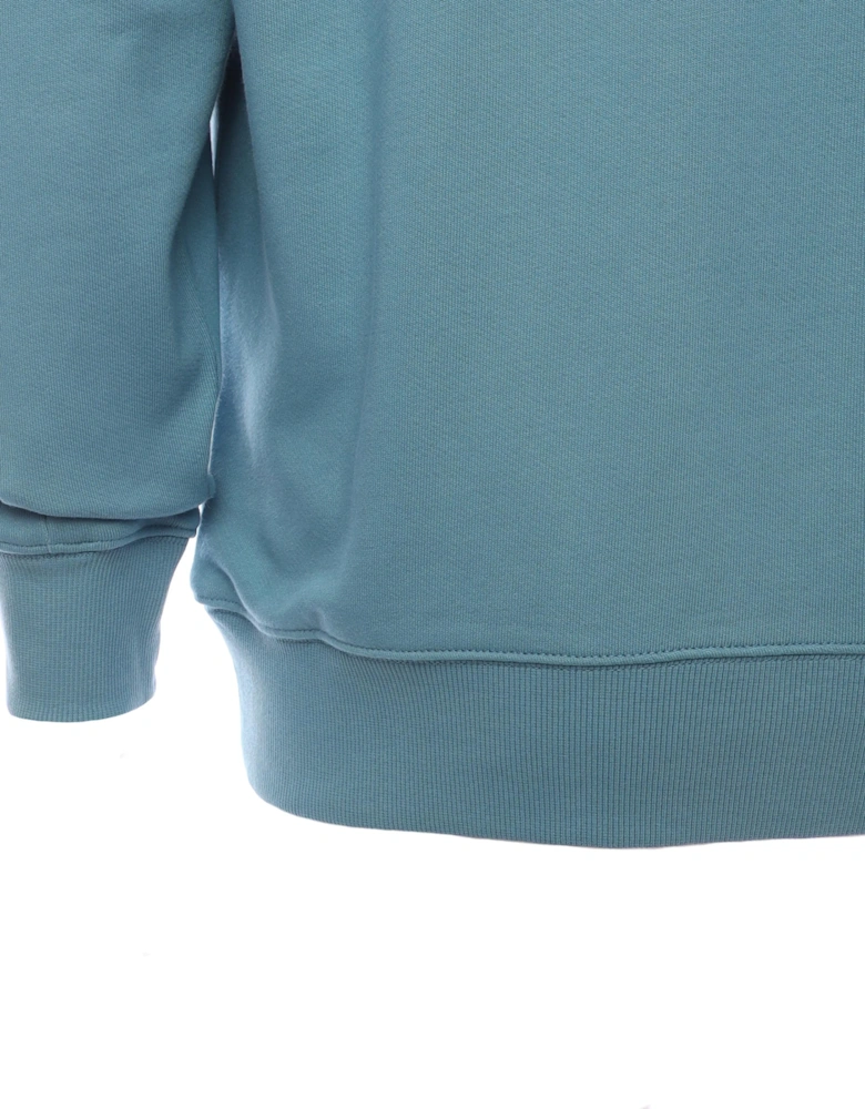Diagonal Raised Fleece Crewneck Lens Sweatshirt