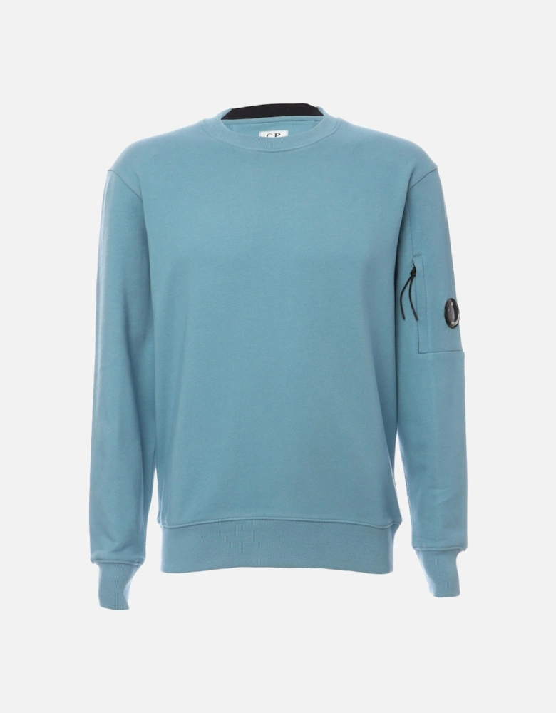 Diagonal Raised Fleece Crewneck Lens Sweatshirt