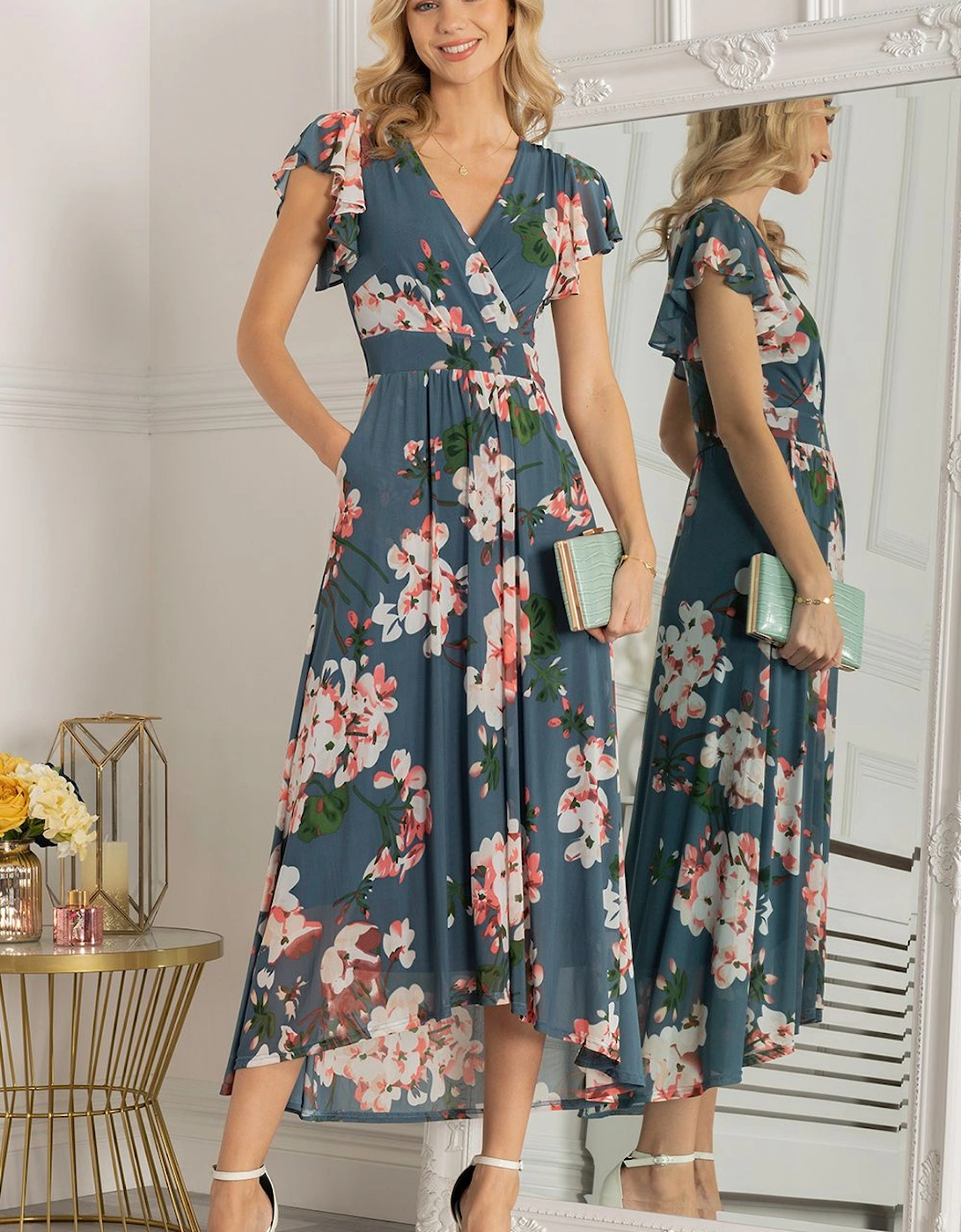 Allura Mesh Maxi Dress, 2 of 1