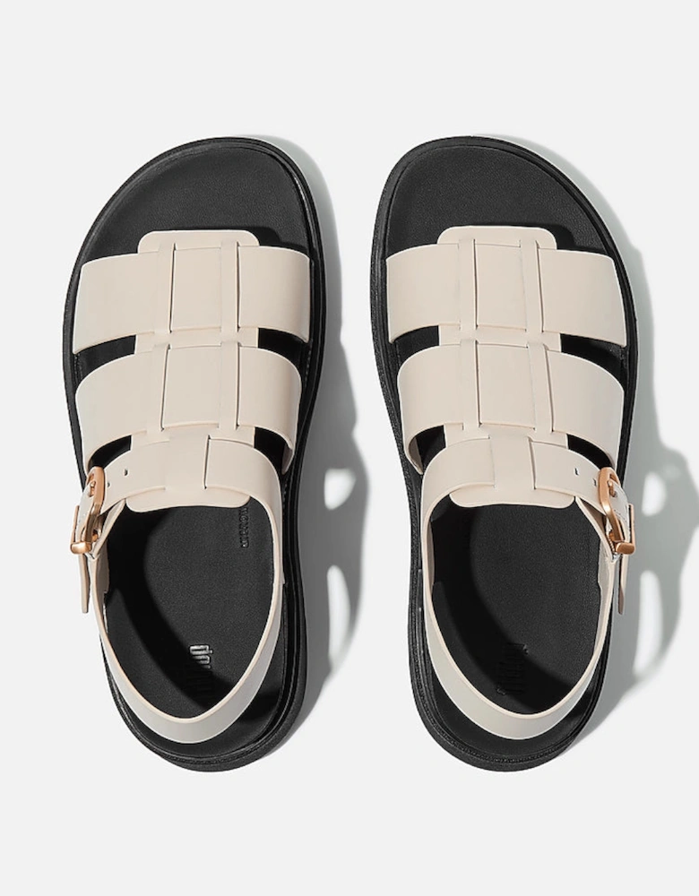 Womens Gen-FF Leather Fisherman Sandals - Paris Beige A99