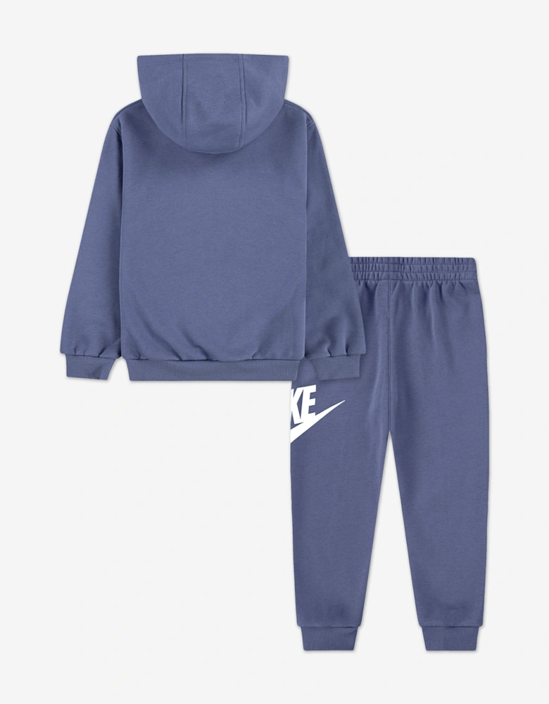 Kids Club Fleece Tracksuit in Blue