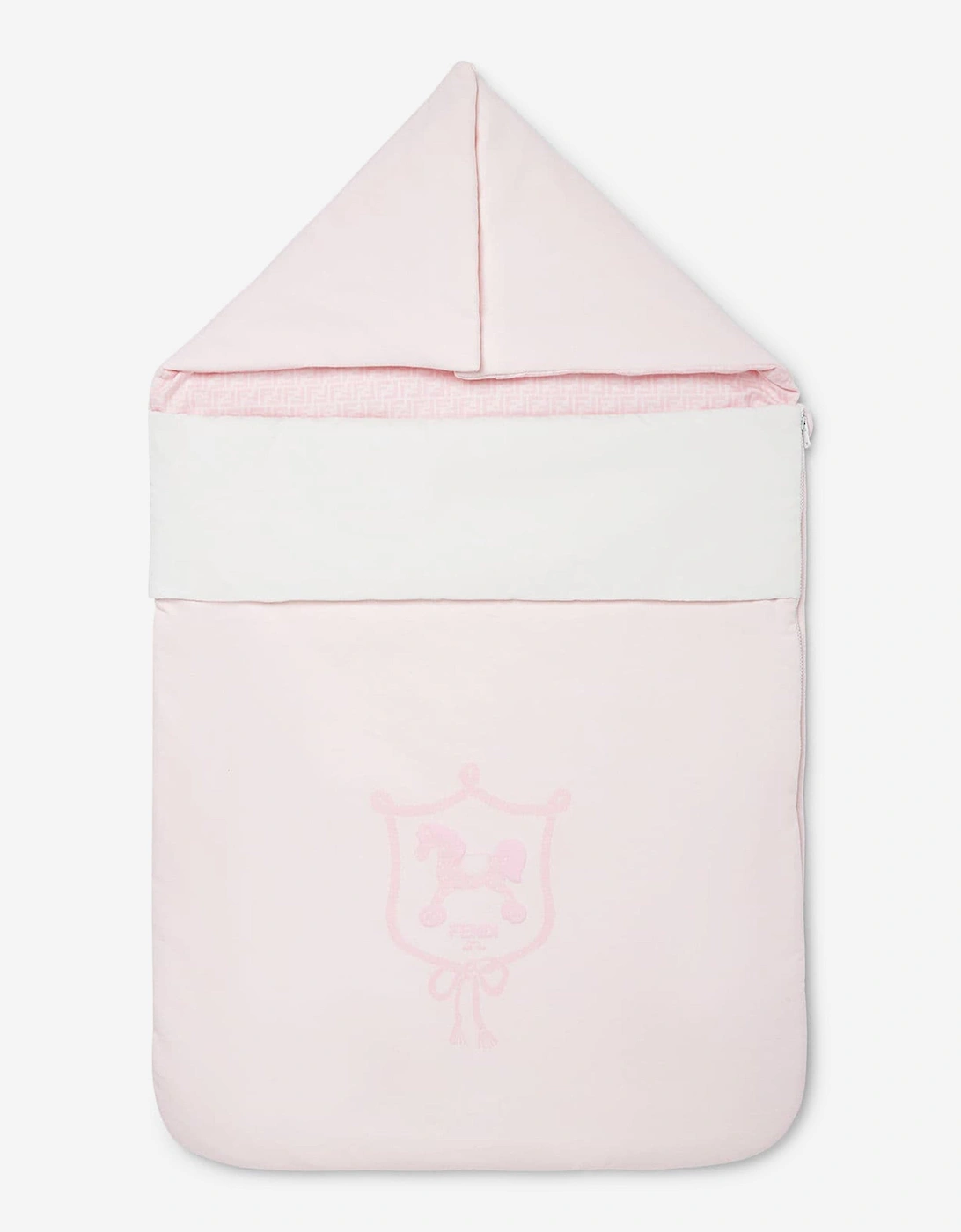 Baby Girls Cotton Padded Nest in Pink (88cm), 4 of 3
