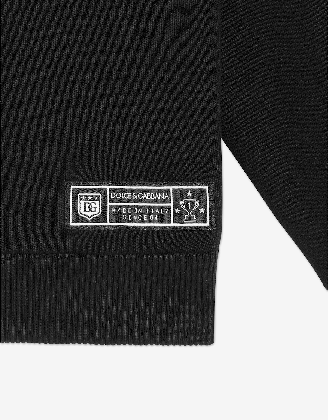 Boys Flock Logo Hoodie in Black