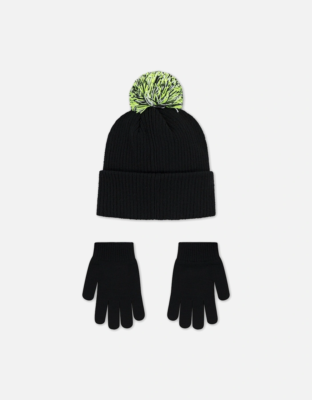 Kids Club Chenille Peak Beanie in Black
