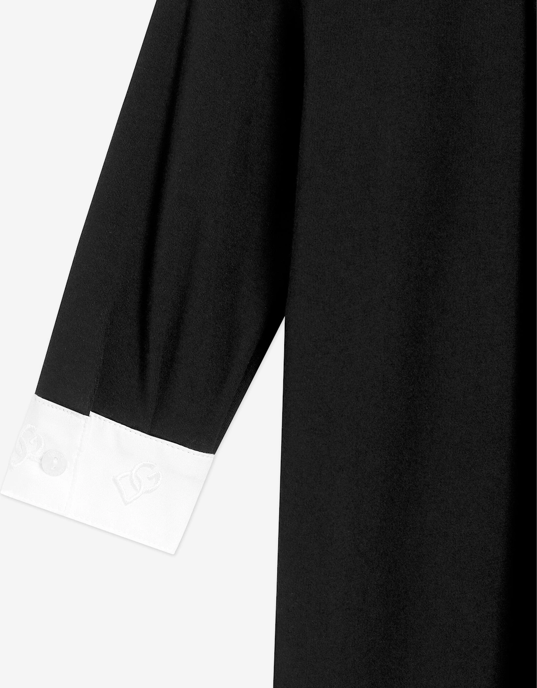 Baby Boys Tuxedo Babygrow in Black