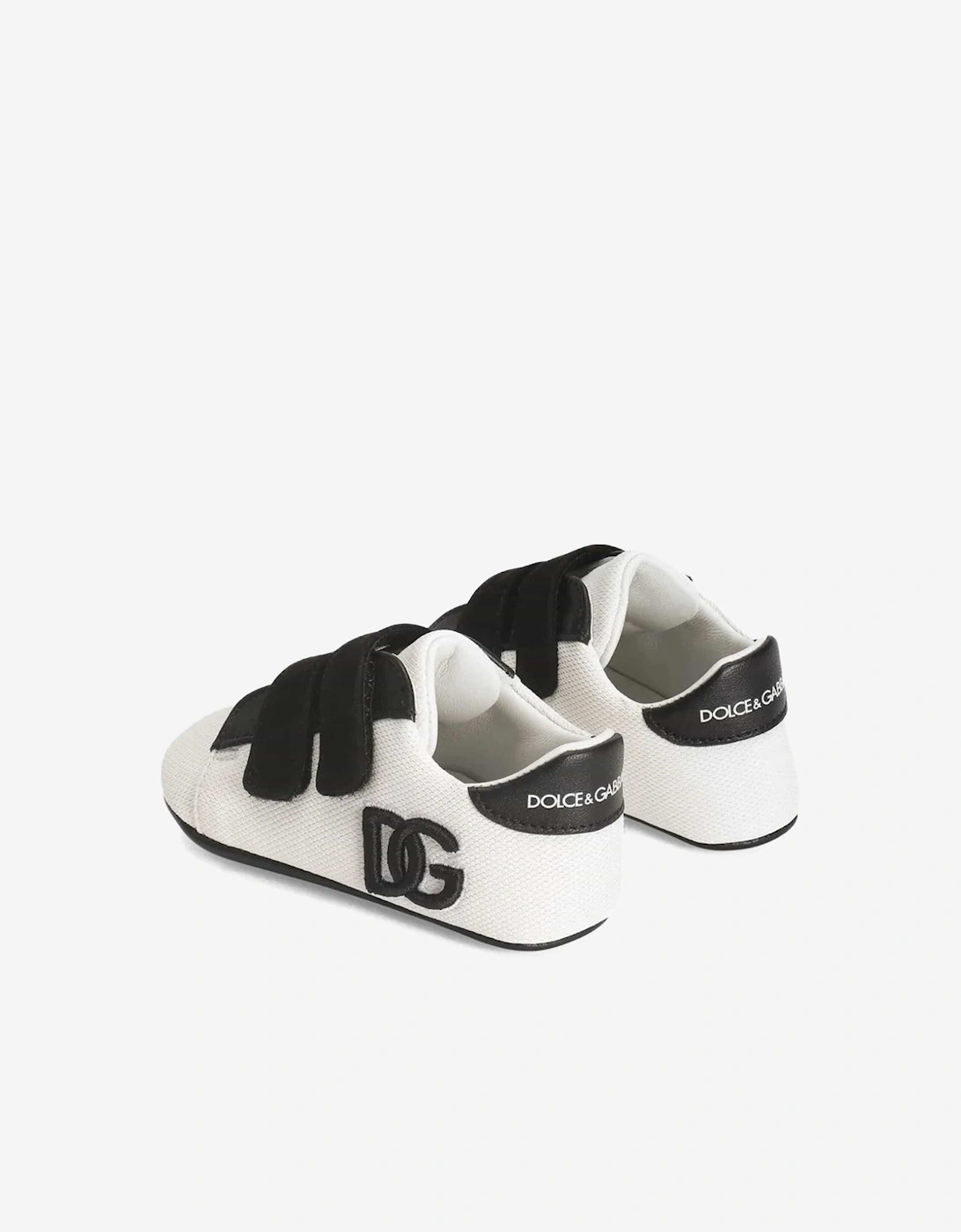 Baby Boys Leather Pre-Walker Trainers in White