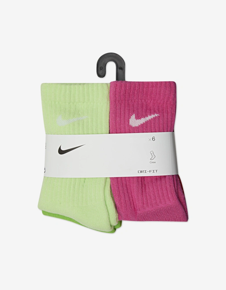 Boys DF Performance Basic Crew Socks Set in Multicolour