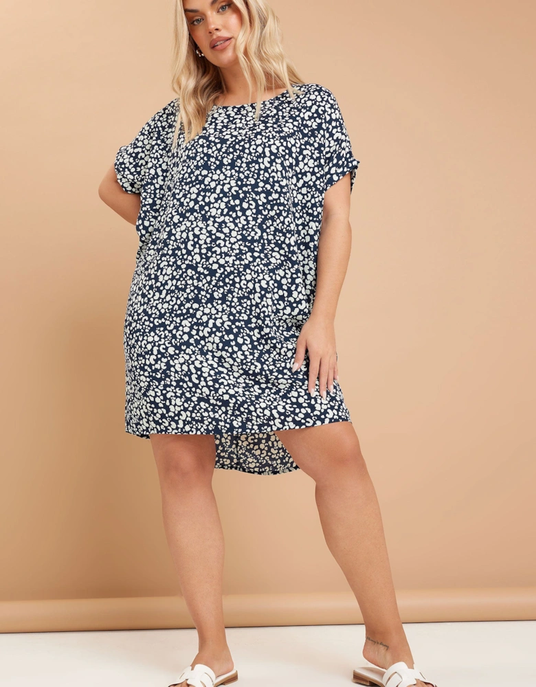Leopard Print Shift Dress