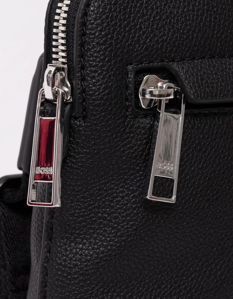 BOSS Orange Ray Mens Zip Envelope Bag - Black 001