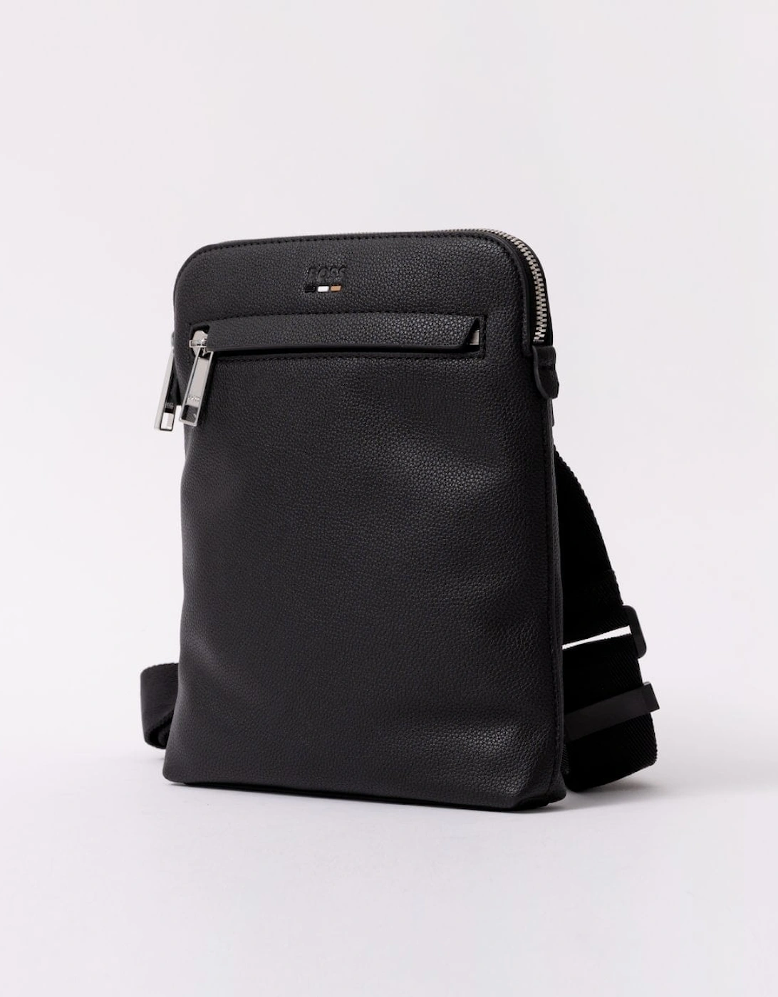 BOSS Orange Ray Mens Zip Envelope Bag - Black 001