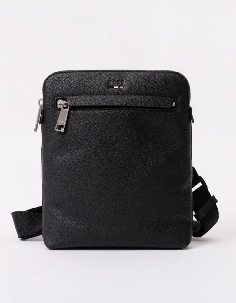 BOSS Orange Ray Mens Zip Envelope Bag - Black 001