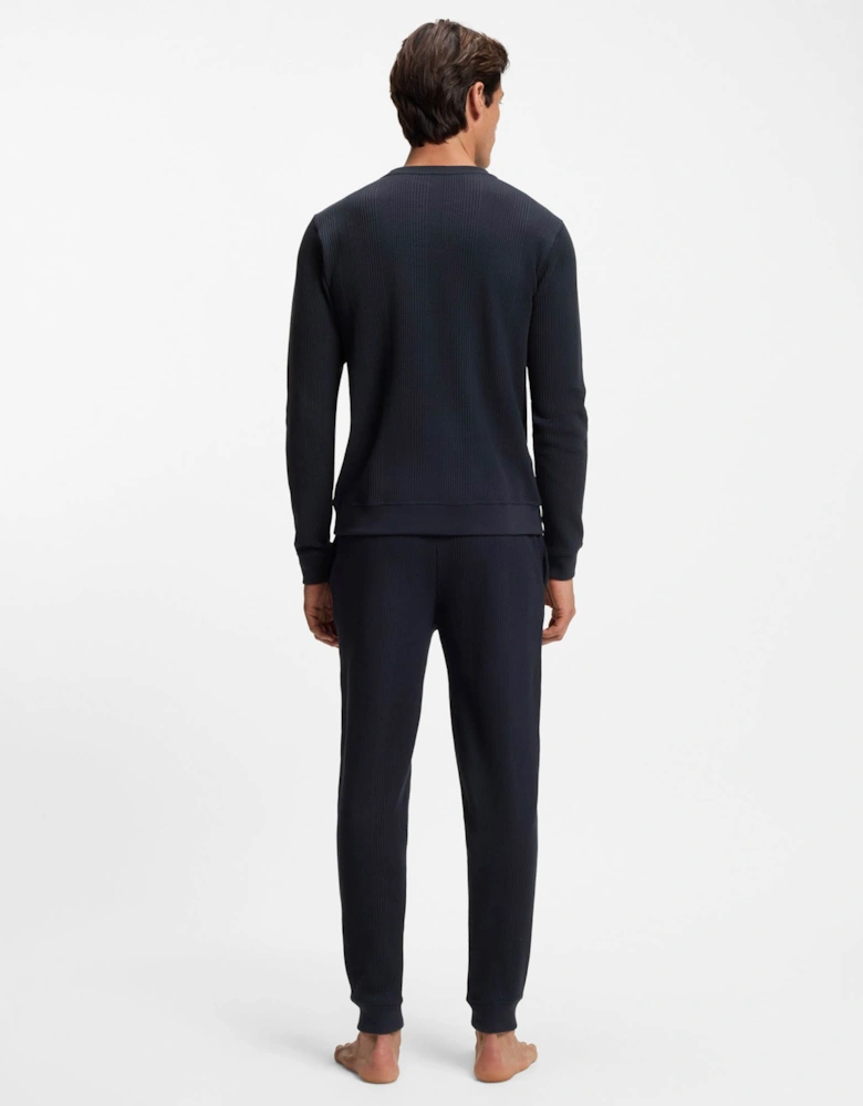 BOSS Orange Structure Mens Loungewear Pants - Dark Blue 403