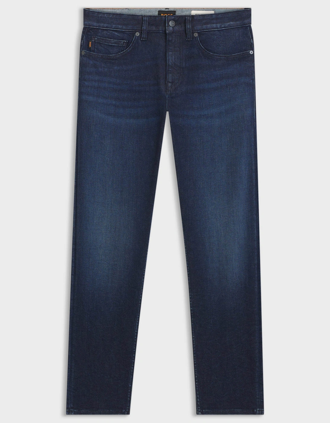 BOSS Orange Delaware Mens Slim-Fit Jeans in Stretch Denim  - Dark Blue 407, 3 of 2