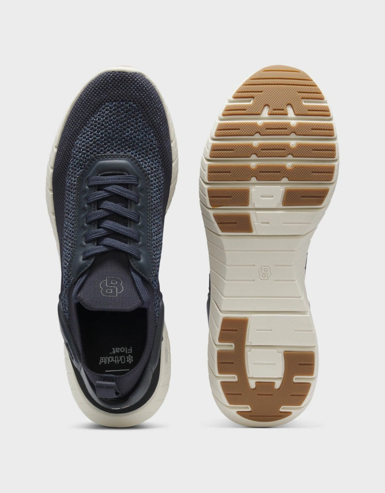 BOSS Orange Motion Mens Sock Trainers With Knitted Uppers - Open Blue 460